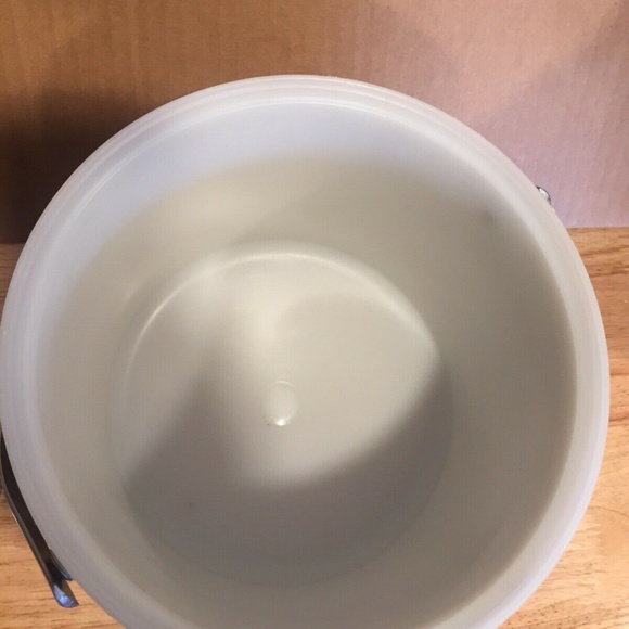 Vintage ICE BUCKET Silver Mid Century Modern MCM - Picture 6 of 7